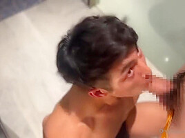 Sexy Asian Dude Facial