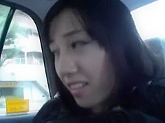 Sexy Azusa Nagasawa car masturbation