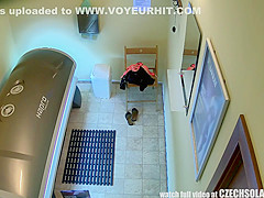 Sexy Blond Tanning Her Beautiful Body