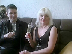 Sexy Blonde Mature Picked Up
