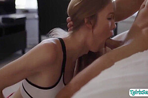 Sexy Blonde Transsexual Fucks Stepbro Bigcock 10 Min - Dante Colle And Crystal Thayer