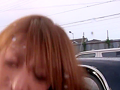 Sexy Taxi Driver Gives Bj And Gets Doggystyled In Black Stockings