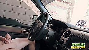 Sexy Wet Fivesome Car Wash