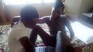 Sexy african lesbos in hard sex