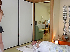 Sexy japanese teen 18+ maid in too short miniskirt exposing her big ass on cam!