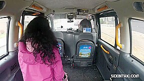 Sexy student 18+ Pays For The Taxi Ride With A Hot Cock Ride With Steve Q
