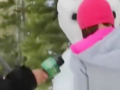 She Fucks a Snowman!