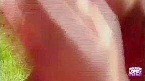She Gets Drilled Well In The Field And Gets Cum In Her Mouth