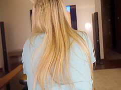 She Was So Addicted To The Video Game That She Did Not Notice That I Cum In Her