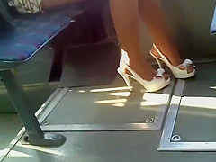 Shiny pantyhose