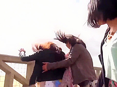 Shizuku Morino And Yuu Kawakami In Bdd-30 Vs Huge Black On Road