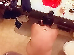Shower cam on my girlfriend in the bathroom