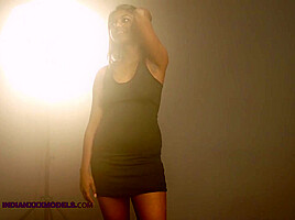 Shy sexy innocent posh Indian Bengali British girl strips down for you
