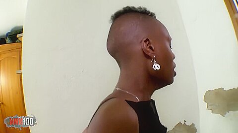 Skinny African Ebony Babe Anal Fucking And Squirting