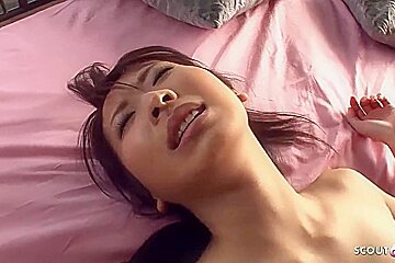 Skinny Asian Step Sister Tricked To Fuck And Creampied Her