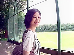 Skinny Japanese teen 18+ Tricked To Suck Strangers Dick In With Sei N