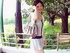 Skinny Japanese teen 18+ Tricked To Suck Strangers Dick In With Sei N