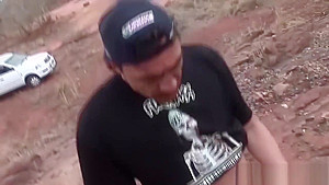 Skinny Small Tit African Milf Gets Rough Big Cock Outdoor Fucked by A German Safari Tourist