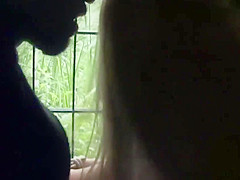 Slave takes bondage tour in public
