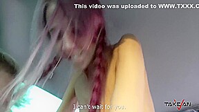 Slim Pick-up Whore Is Cheating On Her Boyfriend 7 Min