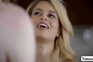 Slut Babe Gets Attracted By Ts And Rides Her Cock 10 Min - Destiny Cruz