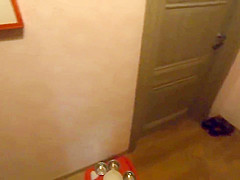 Slutty Step sister satisfies herself, fucks and cum with Step brother at same time