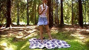 Smoking In The Woods Is Forbidden You Bitch!! It Will Be Expensive! No Money? I Will Fuck You