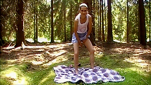 Smoking In The Woods Is Forbidden You Bitch!! It Will Be Expensive! No Money? I Will Fuck You