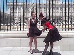 Spanish slave and mistress in public