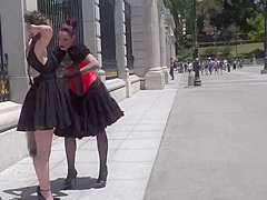 Spanish slave and mistress in public