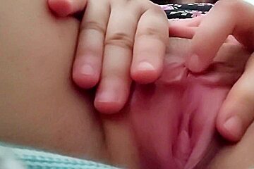 Spreading Tiny Pussy