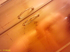 Spying on my roommate in the shower