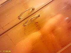 Spying on my roommate in the shower