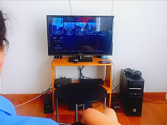 Step Daughter Sucks Daddys Dick After Losing A Bet