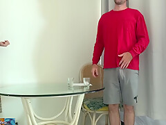 Step Mom Tries To Help Step Son Study