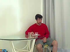 Step Mom Tries To Help Step Son Study