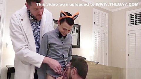 Step dad Fucks Step son On Doctors Advice