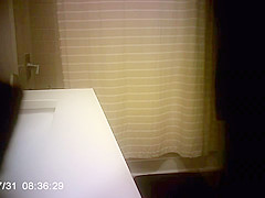 Step sister Caught Pissing and Shower