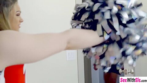 Stepsister In Cheerleader Uniform Fucked Hardcore Raw