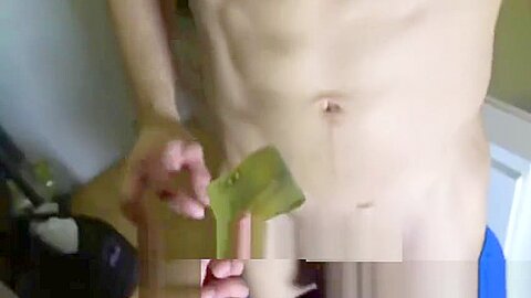 Straight latino twink paid to bareback and facial POV