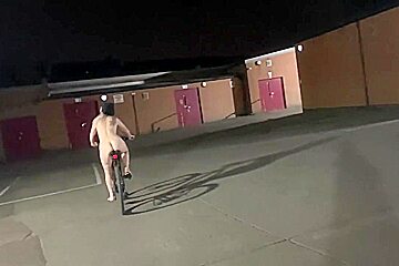 Street Girl Steals A Bike But Has To Ride It Back