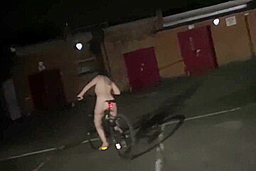 Street Girl Steals A Bike But Has To Ride It Back
