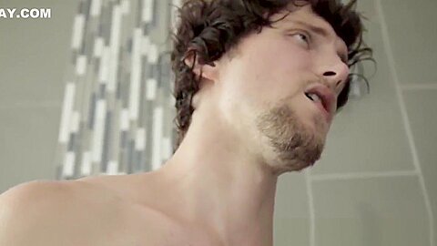 Studs shower their big dicks and ass bang with pleasure