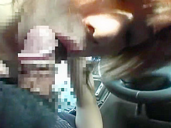Super Hot Japanese teen 18+ Got Horny In Car