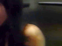 Swank-pass Monica Mattos sucks and fucks thick cock while being watched