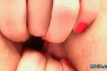 Sweet Sweetie Is Gaping Tight Fuckbox In Close Range An
