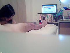 Sweet asian teen 18+ student 18+ sucks and fucks the landlord to pay the rent