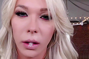 TS Aubrey adores deepthroat and anal sex