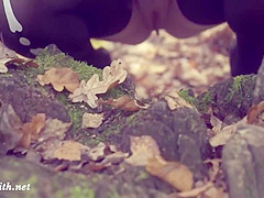 Take Off My Halloween Costume  Jeny Smith Gets Naked In Forest