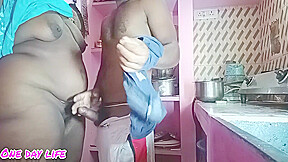 Tamil Neelaveni Wife Kitchen Fucking Hot Sex 2